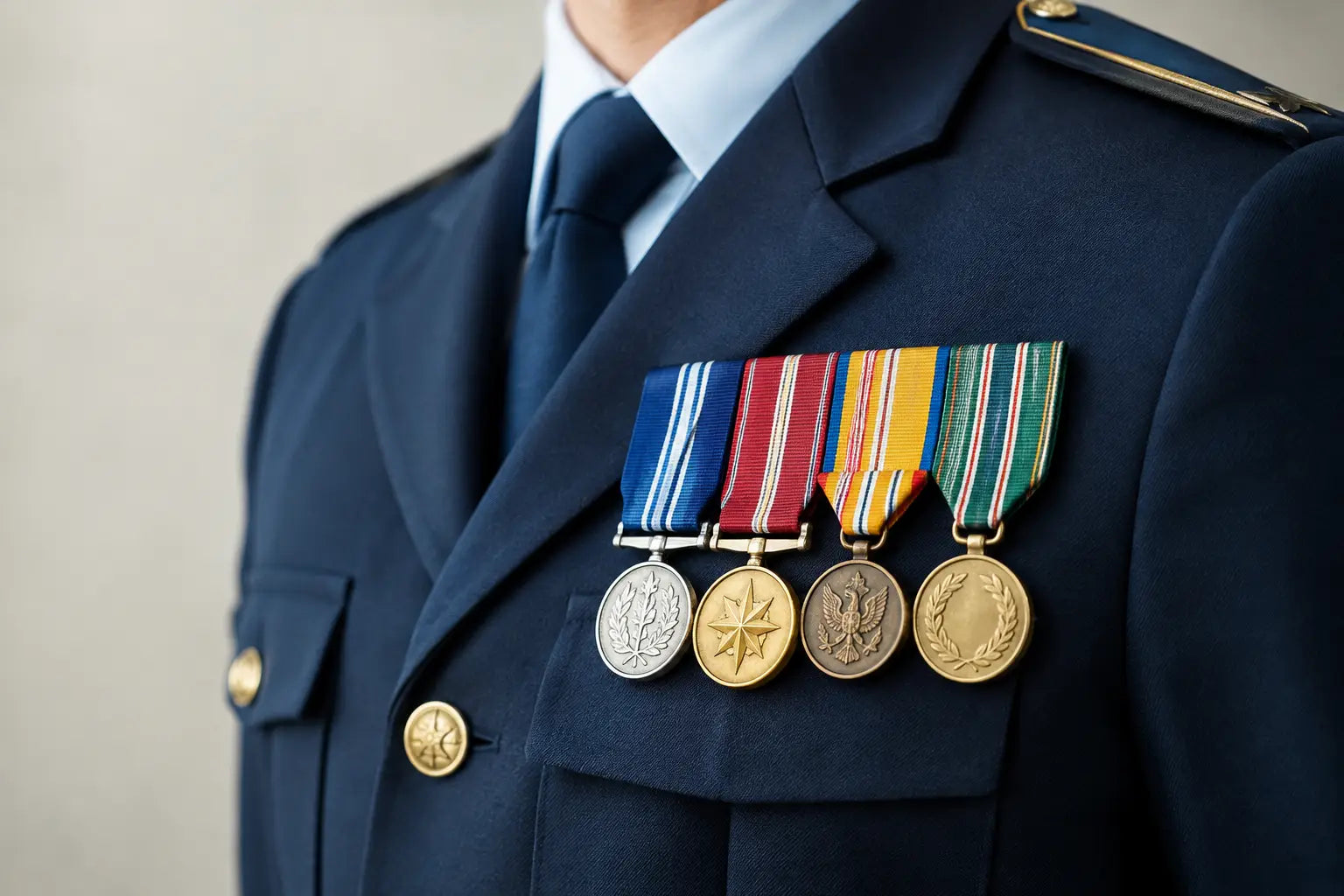 How to Arrange Medal Ribbons for Ceremonial Wear