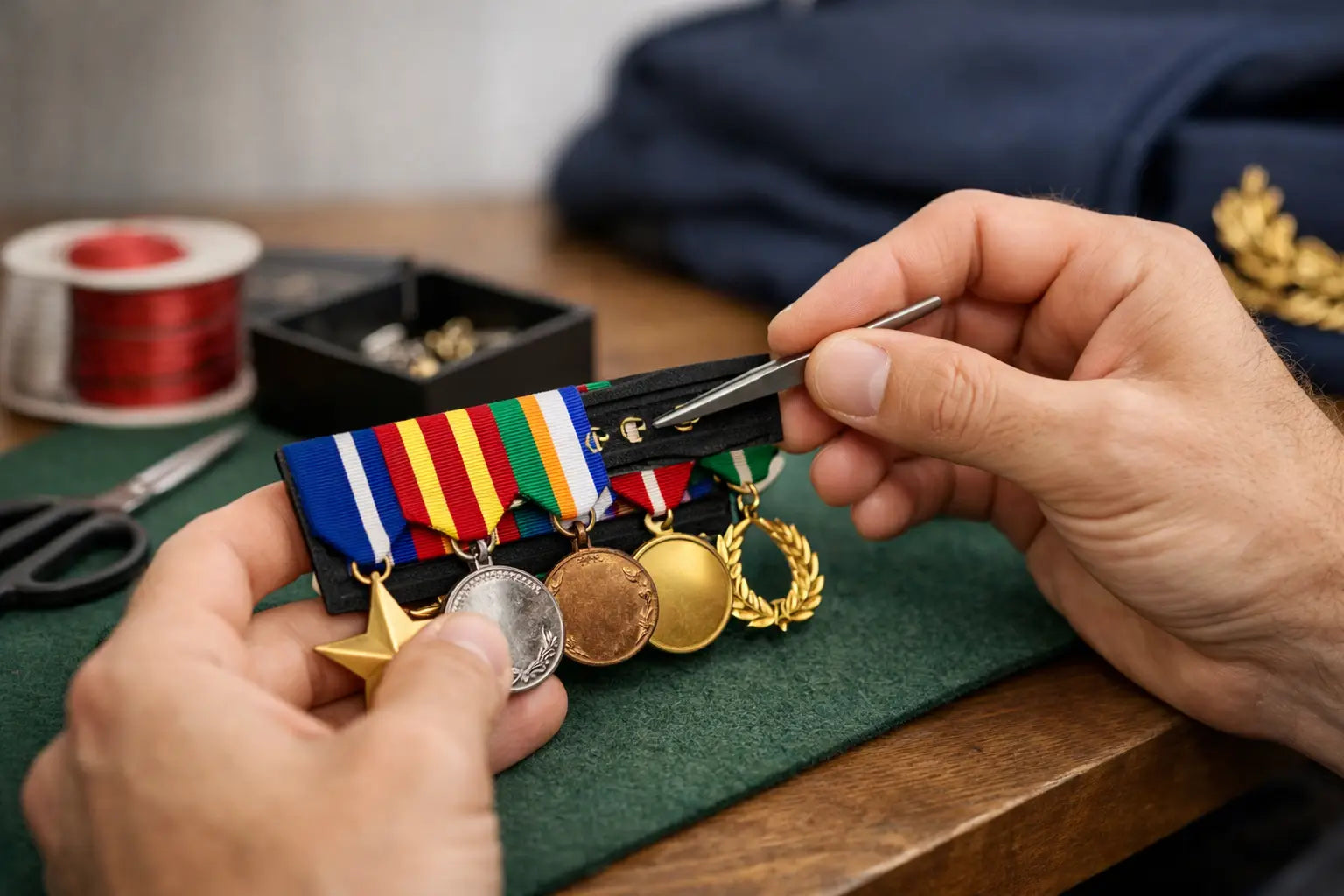 How to Mount Medals Correctly