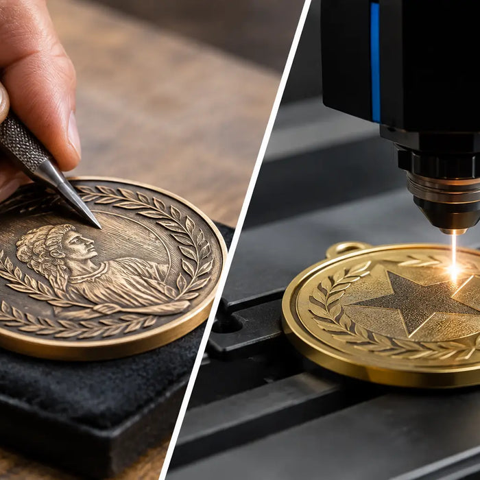 Hand Engraving Versus Laser Engraving for Medals