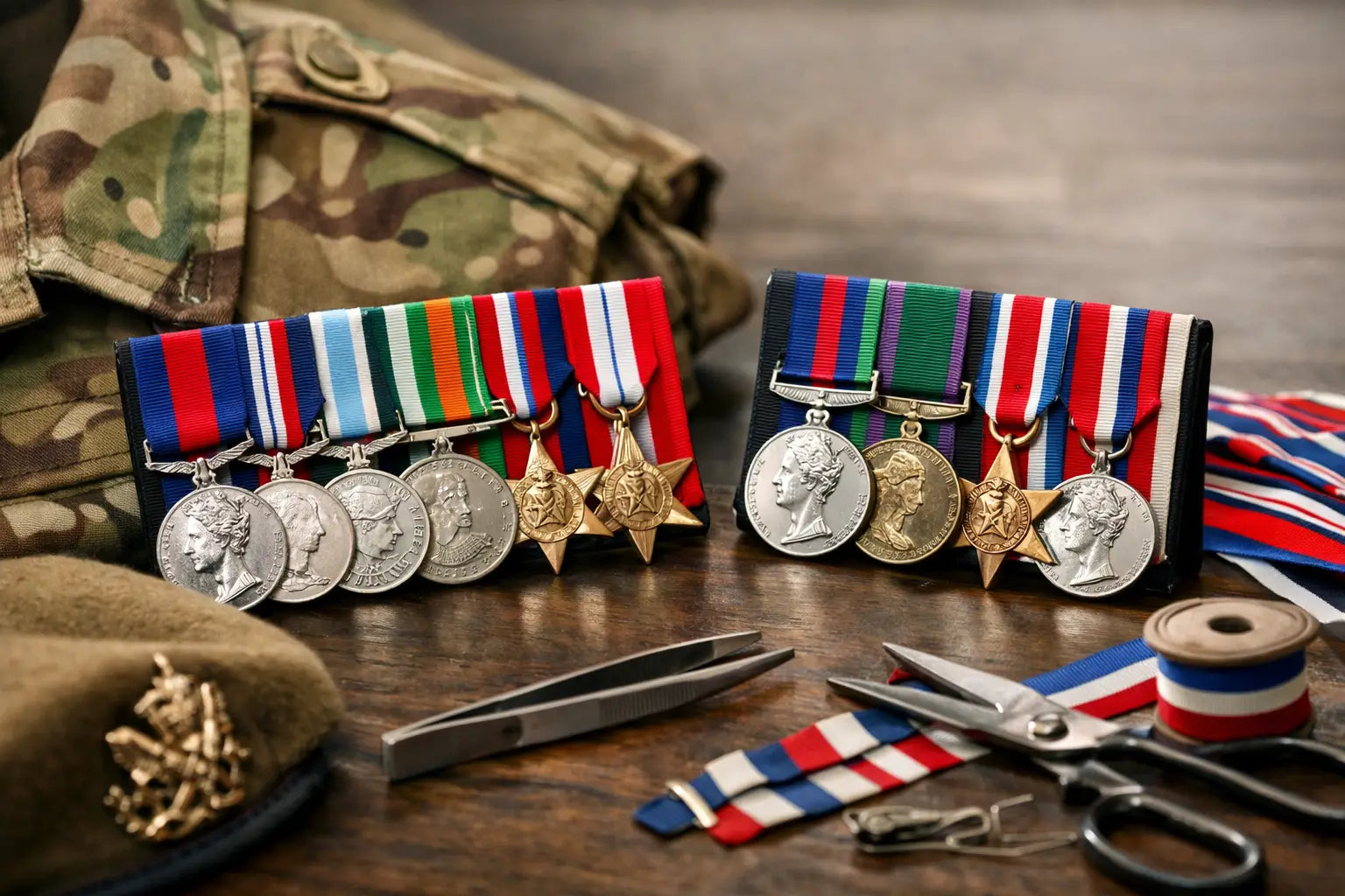 British Army Medal Sets: Wearing and Mounting