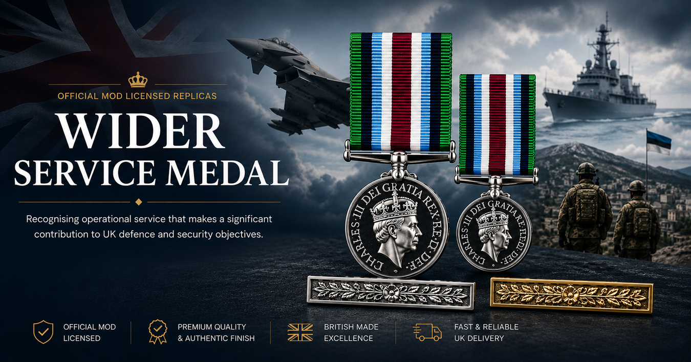Wider Service Medal | Official Replicas, Ribbons & Award Bars