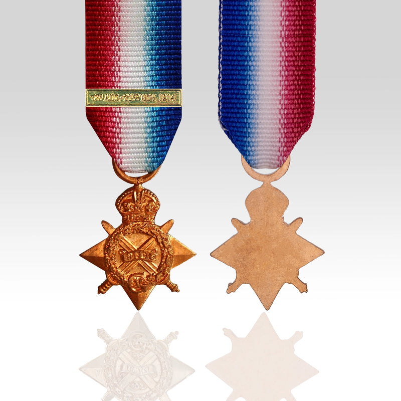 1914 Star with MONS Bar Miniature Medal