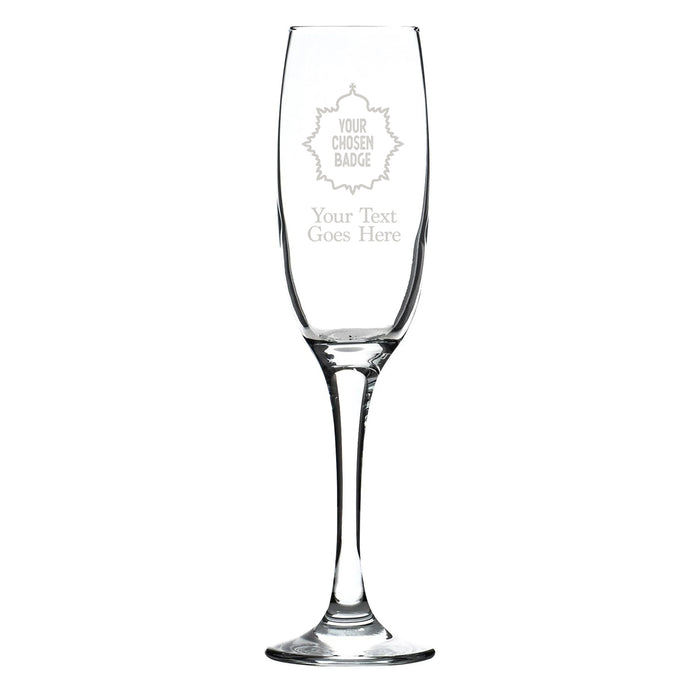Military Engraved Champagne Flute – LAV Venue 220ml