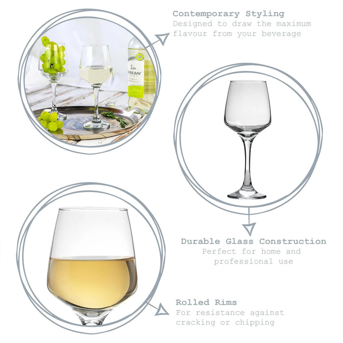 Military Engraved White Wine Glass – LAV Lal 295ml
