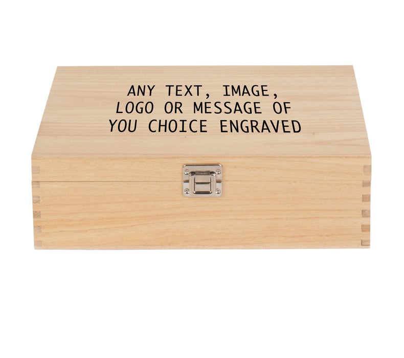 Custom Wooden Wine Box for 3 Bottles