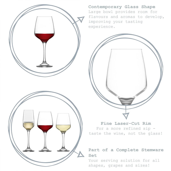 Military Engraved Red Wine Glass – LAV Lal 400ml