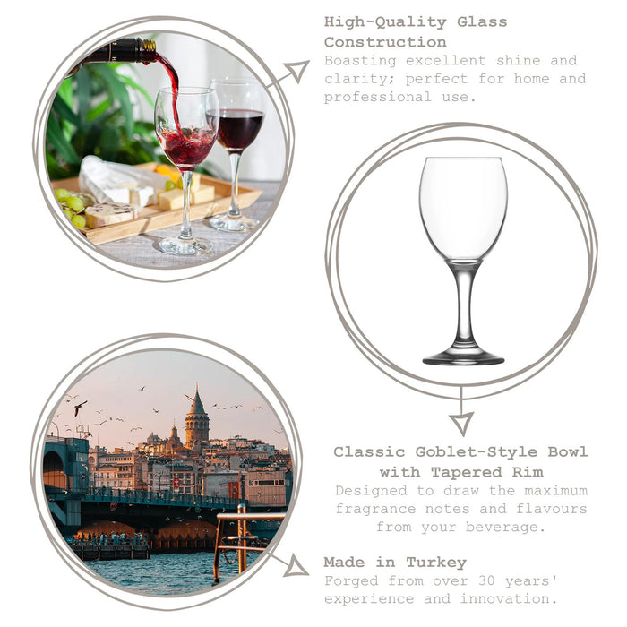 Military Engraved White Wine Glass – LAV Empire 245ml