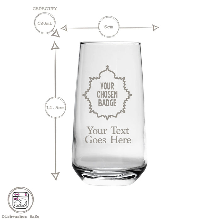 Military Engraved Highball Tumbler Glass – LAV Lal 480ml