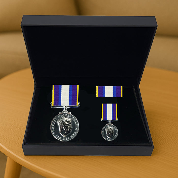 Border Force & Immigration Enforcement Long Service Medal CIIIR Presentation Set | 20 Years Service