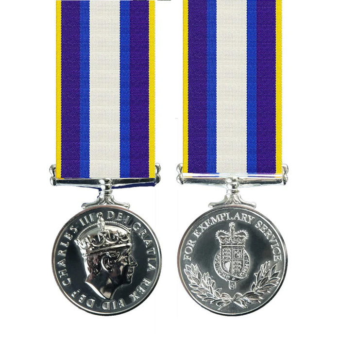 Border Force and Immigration Enforcement Full Size Medal King Charles III