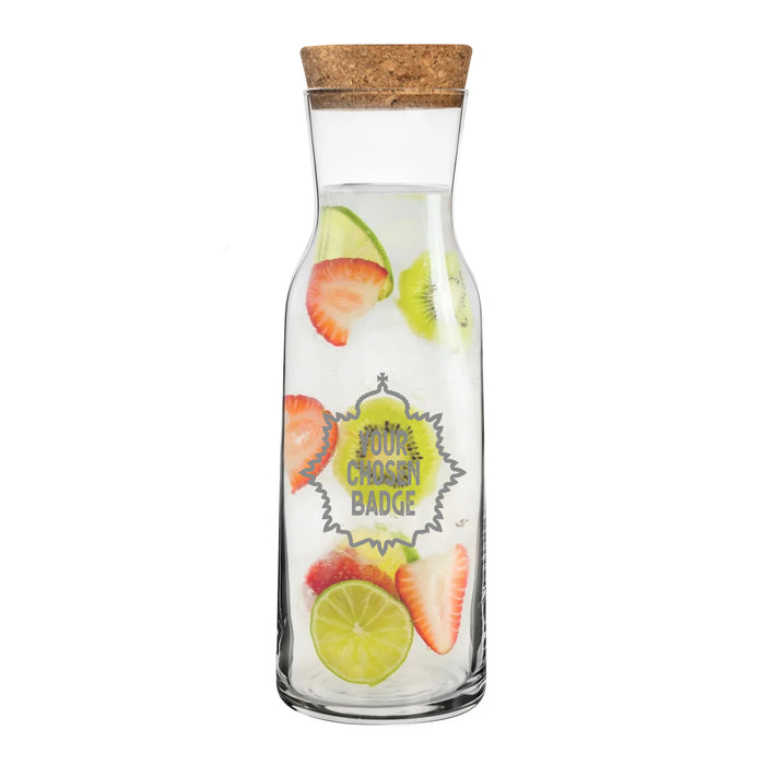 Military Engraved Glass Water Carafe – Bormioli Rocco Aquaria 1.2L