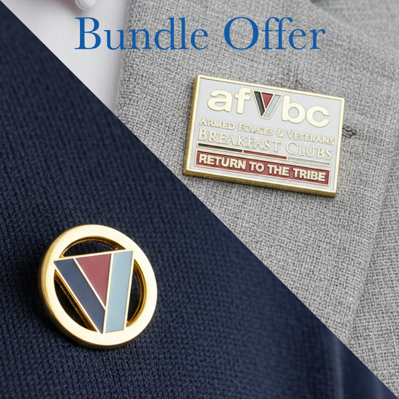 AFVBC Lapel Pin & Gold Badge Bundle (2 for £9.95)