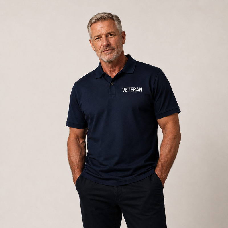 Heavyweight Veteran Polo Shirt