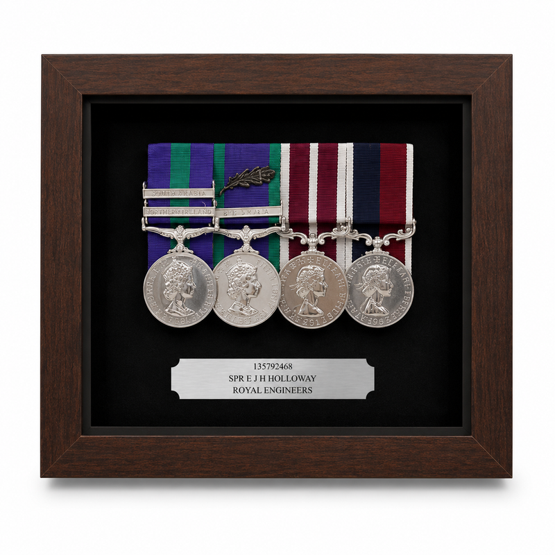 Medal Display Case for 3 to 4 Medals