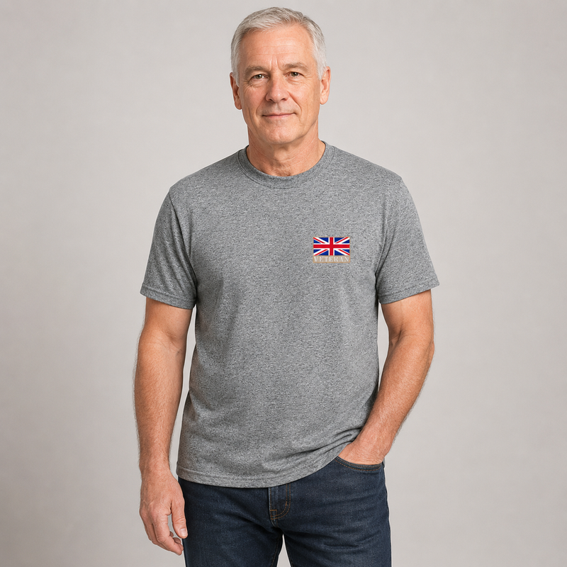 Heavyweight Printed Veterans T Shirt