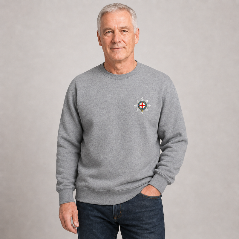 Printed Military Badge Heavyweight Sweatshirt