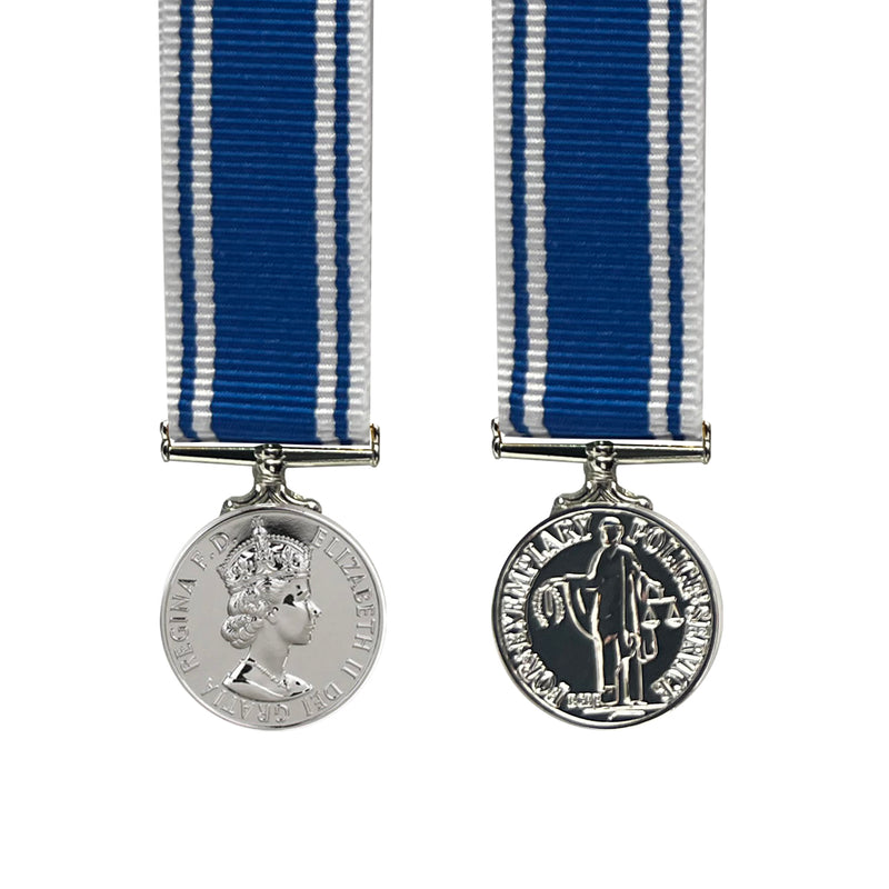 Police Long Service Miniature Medal EIIR