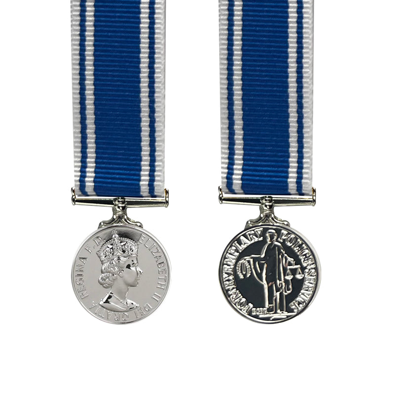 Police Long Service Miniature Medal