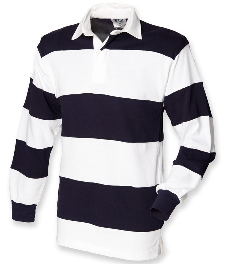 Personalised Military Sewn Stripe Rugby Shirt