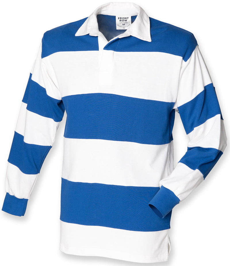 Personalised Military Sewn Stripe Rugby Shirt