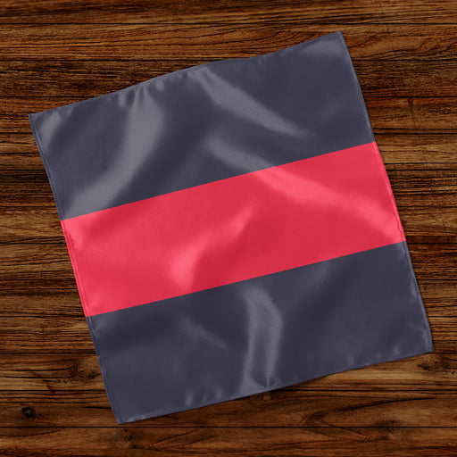 Household Division military pocket square in official regimental colours