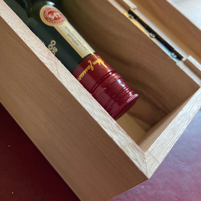 British Army Personalised Wooden Bottle Box
