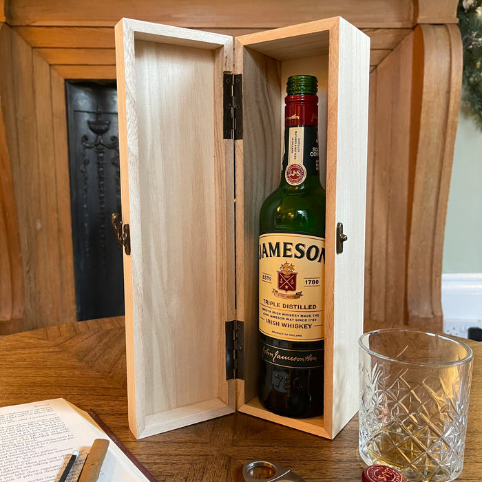 British Army Personalised Wooden Bottle Box