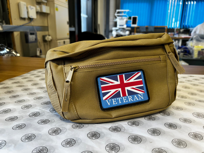 Military Inspired Utility Waistpack with Veteran Patch