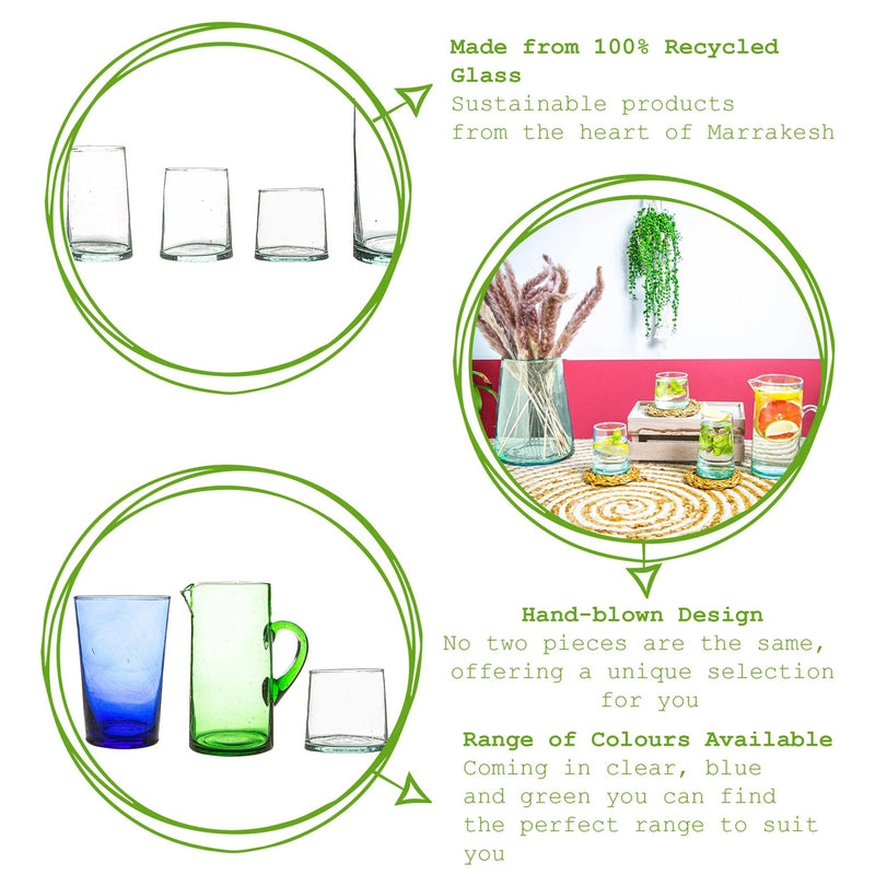 Military Engraved Recycled Glass Jug – Jebel 1 Litre