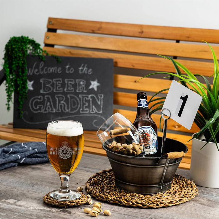 Military Engraved Snifter Beer Glass – LAV Empire 590ml