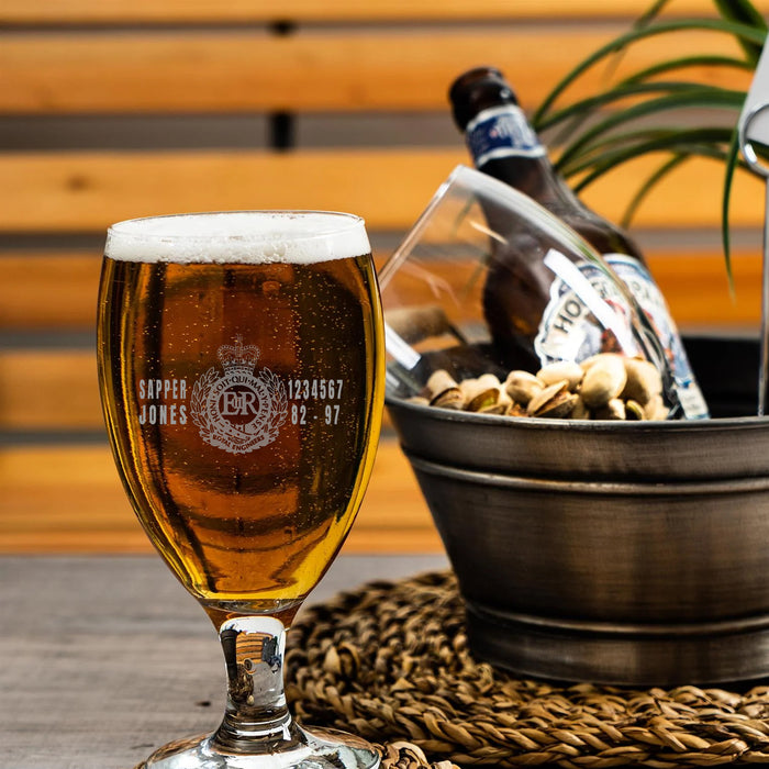 Military Engraved Snifter Beer Glass – LAV Empire 590ml