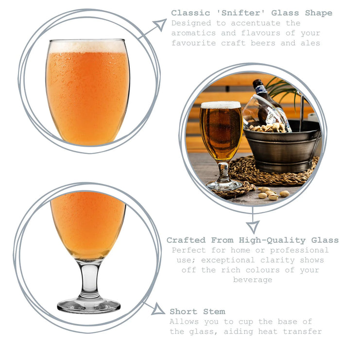 Military Engraved Snifter Beer Glass – LAV Empire 590ml