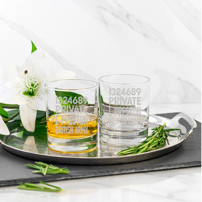 Military Engraved Whisky Tumbler – LAV Ada 305ml