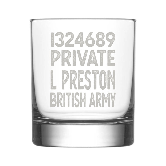 Military Engraved Whisky Tumbler – LAV Ada 305ml