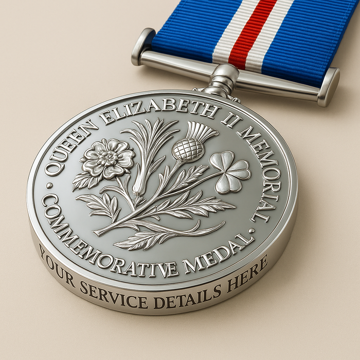 Queen Elizabeth II Memorial Medal – Full Size Medal with Optional Presentation Set