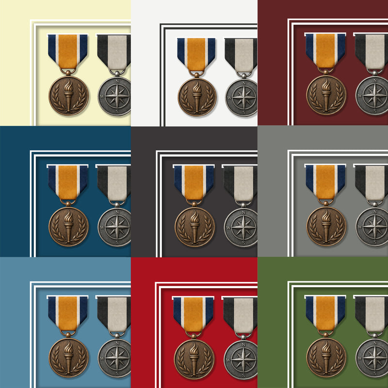 Medal Frame for 4 Miniature Medals