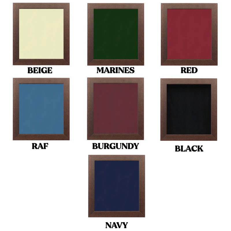 Freestanding Medal Display Case for 2 Mounted Medals