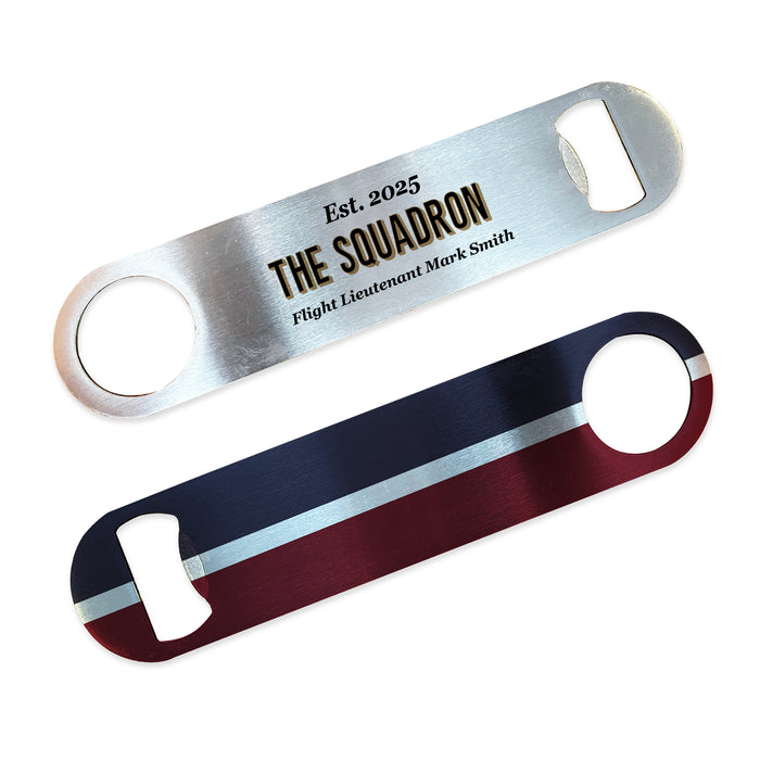 Personalised Royal Air Force Bar Set RAF Gift  - Choose from Custom Bar Runner, Coasters, Bottle Opener & Bar Sign