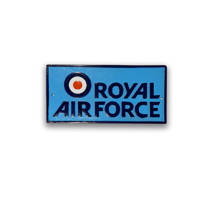 RAF Rectangular Wall Plaque (Cast Aluminium) – Indoor/Outdoor