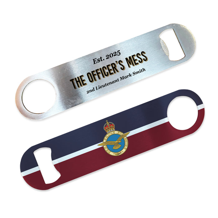 Royal Air Force Bar Set RAF Gift  - Choose from Custom Bar Runner, Coasters, Bottle Opener & Bar Sign
