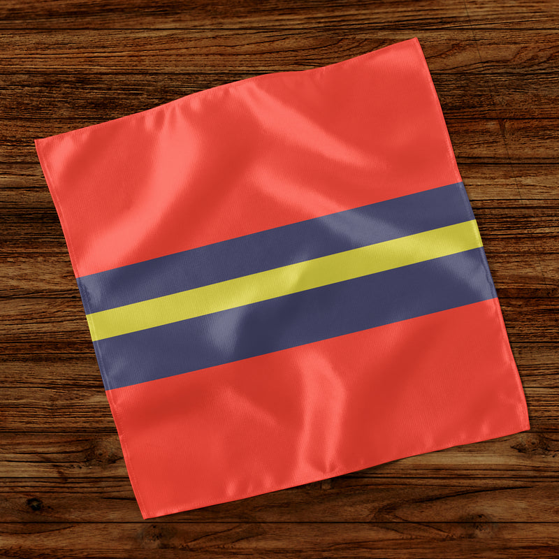 Royal Artillery Military Pocket Square – Customisable Satin Pocket Handkerchief - Pack of 4