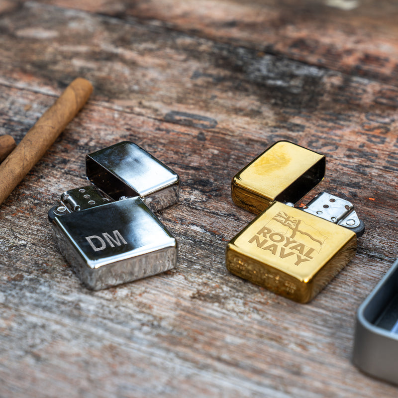 Personalised Military Zippo Style Lighter