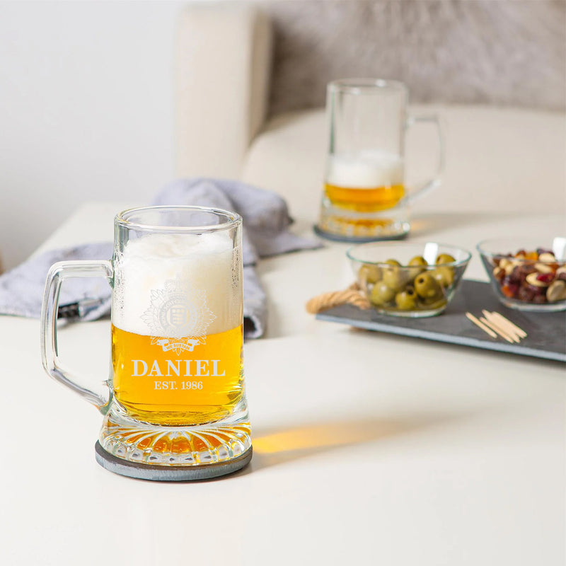 Military Engraved Beer Mug – Bormioli Rocco Stern 510ml