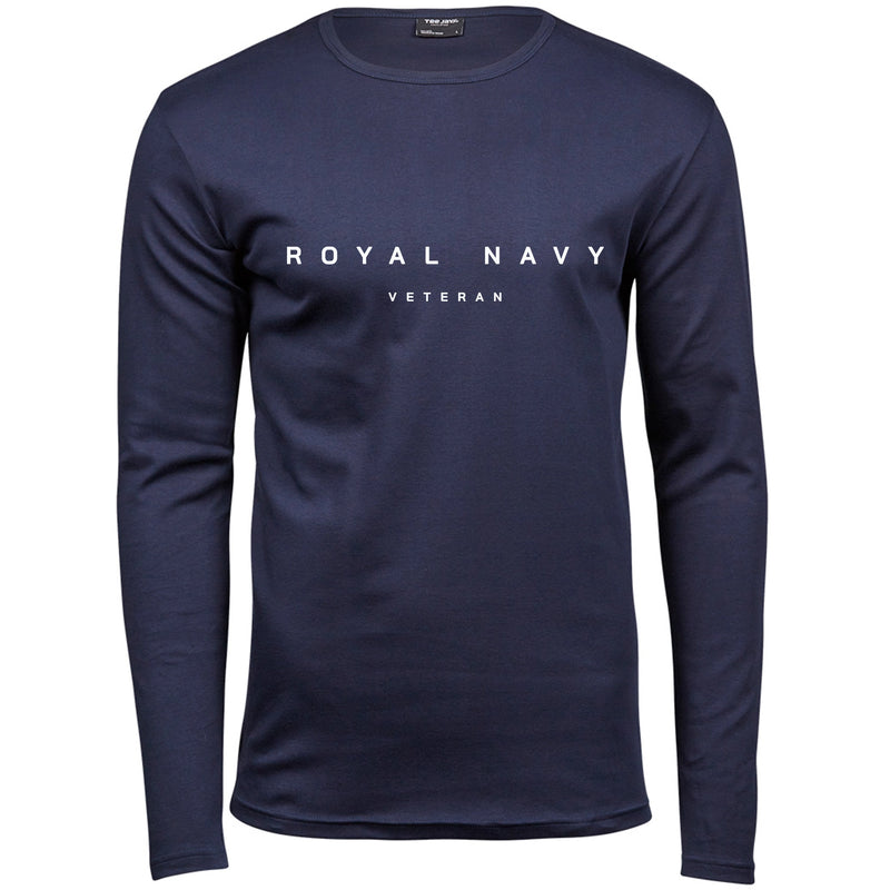Personalised Military Veteran Long Sleeve T-Shirt