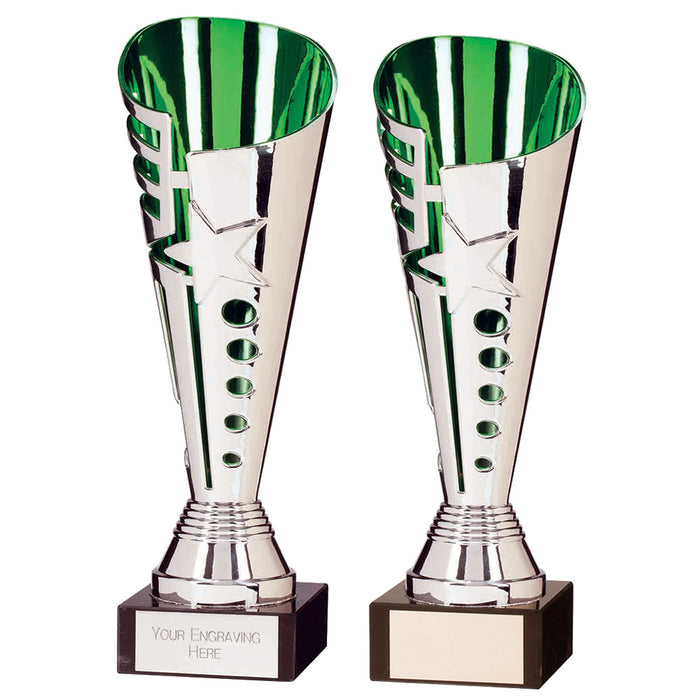 Sunfire Plastic Cup Silver/Green