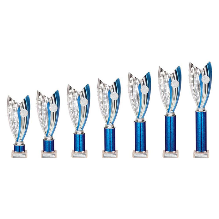Glamstar Plastic Trophy Blue