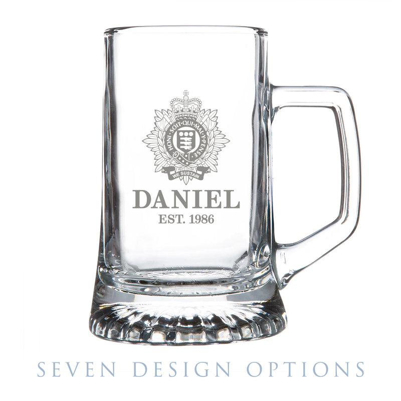 Military Engraved Beer Mug – Bormioli Rocco Stern 510ml