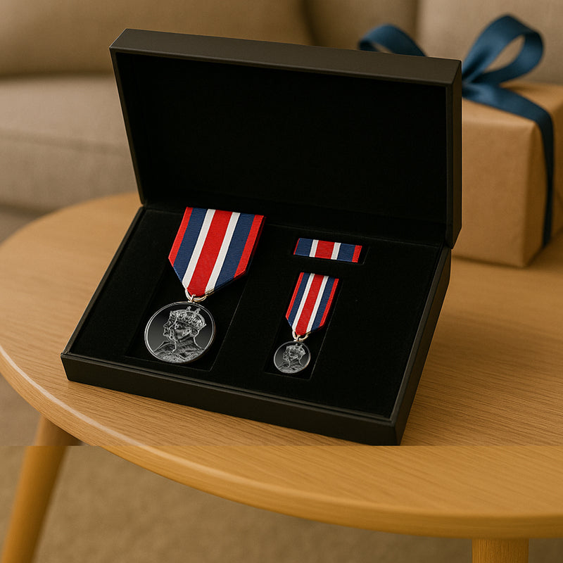 King Charles III Coronation Medal Replica – Deluxe Presentation Set