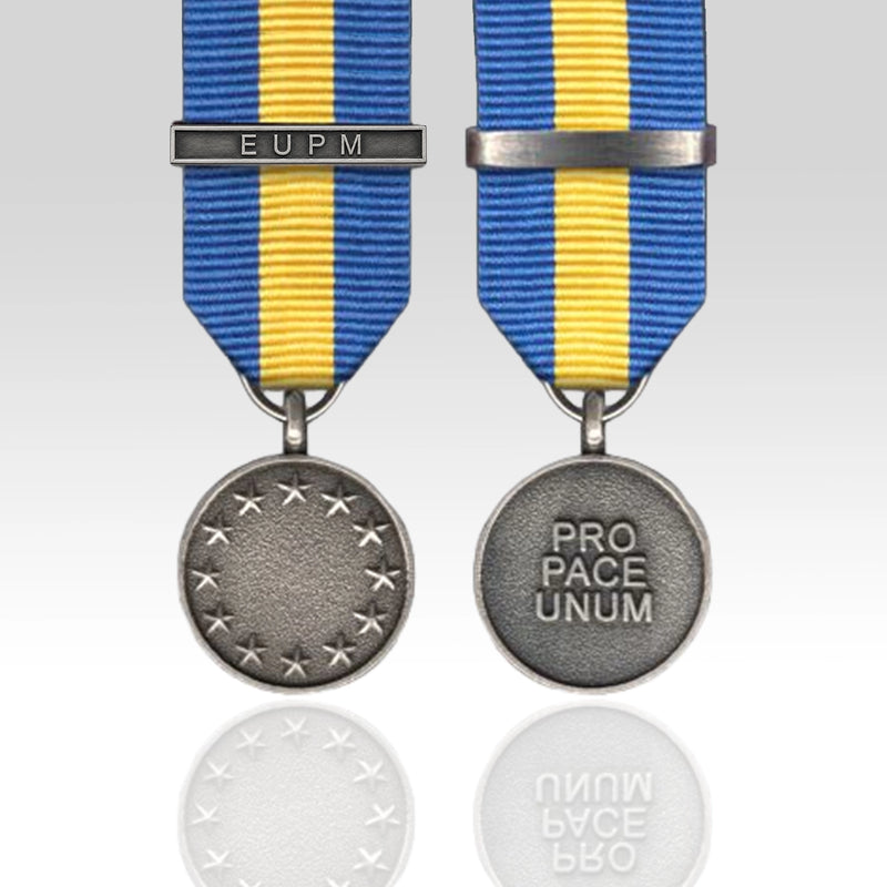EU - ESDP Miniature Medal with EUPM clasp available from Empire Medals