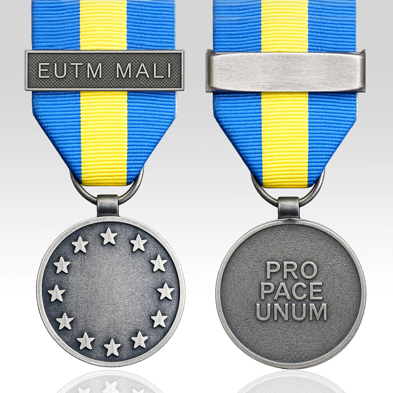 EU - ESDP Full Size Medal with EUTM MALI clasp available from Empire Medals